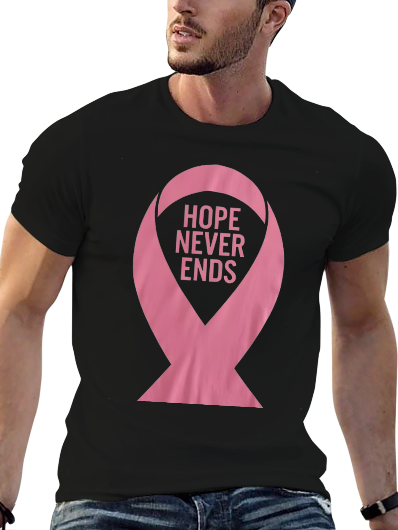 Hope Never Ends Ribbon T-Shirt