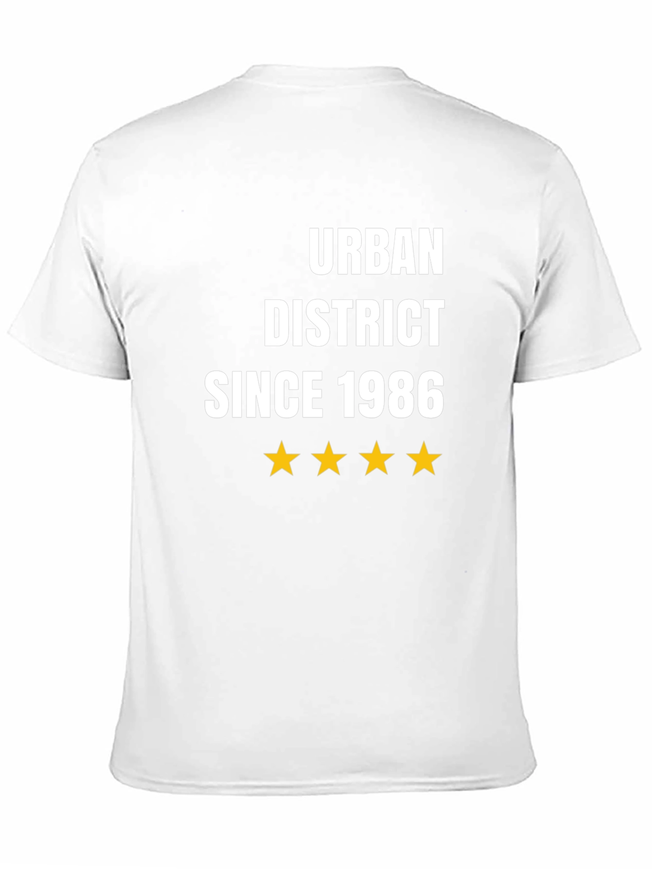 Urban District Since 1986 Black T-Shirt