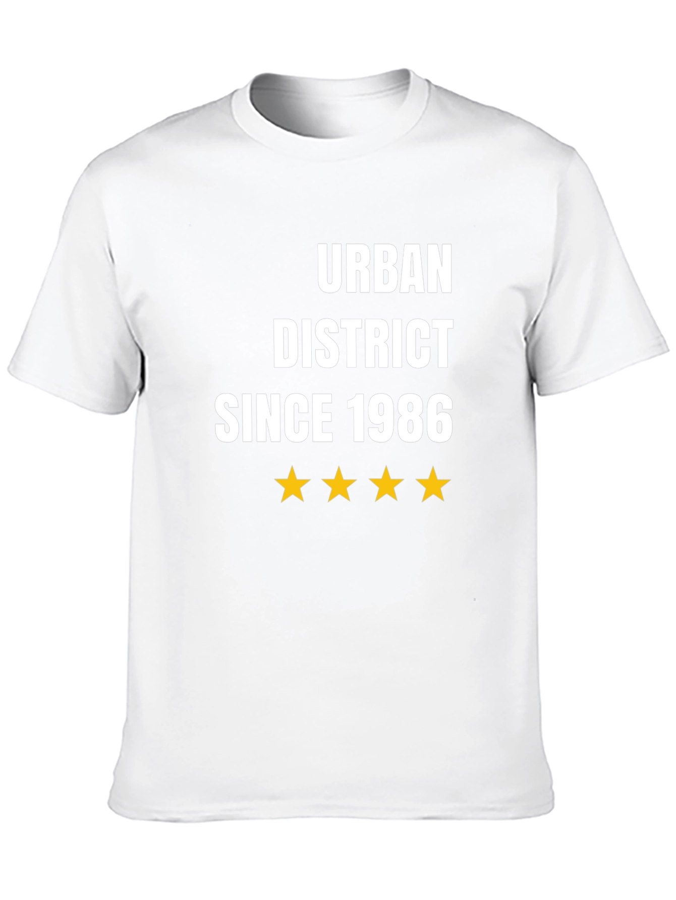 Urban District Since 1986 Black T-Shirt