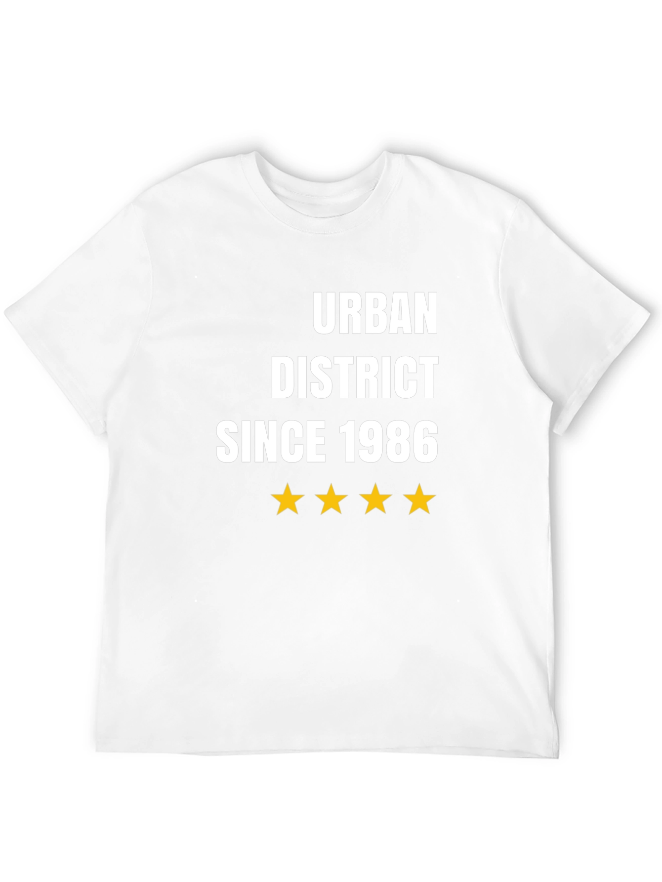 Urban District Since 1986 Black T-Shirt