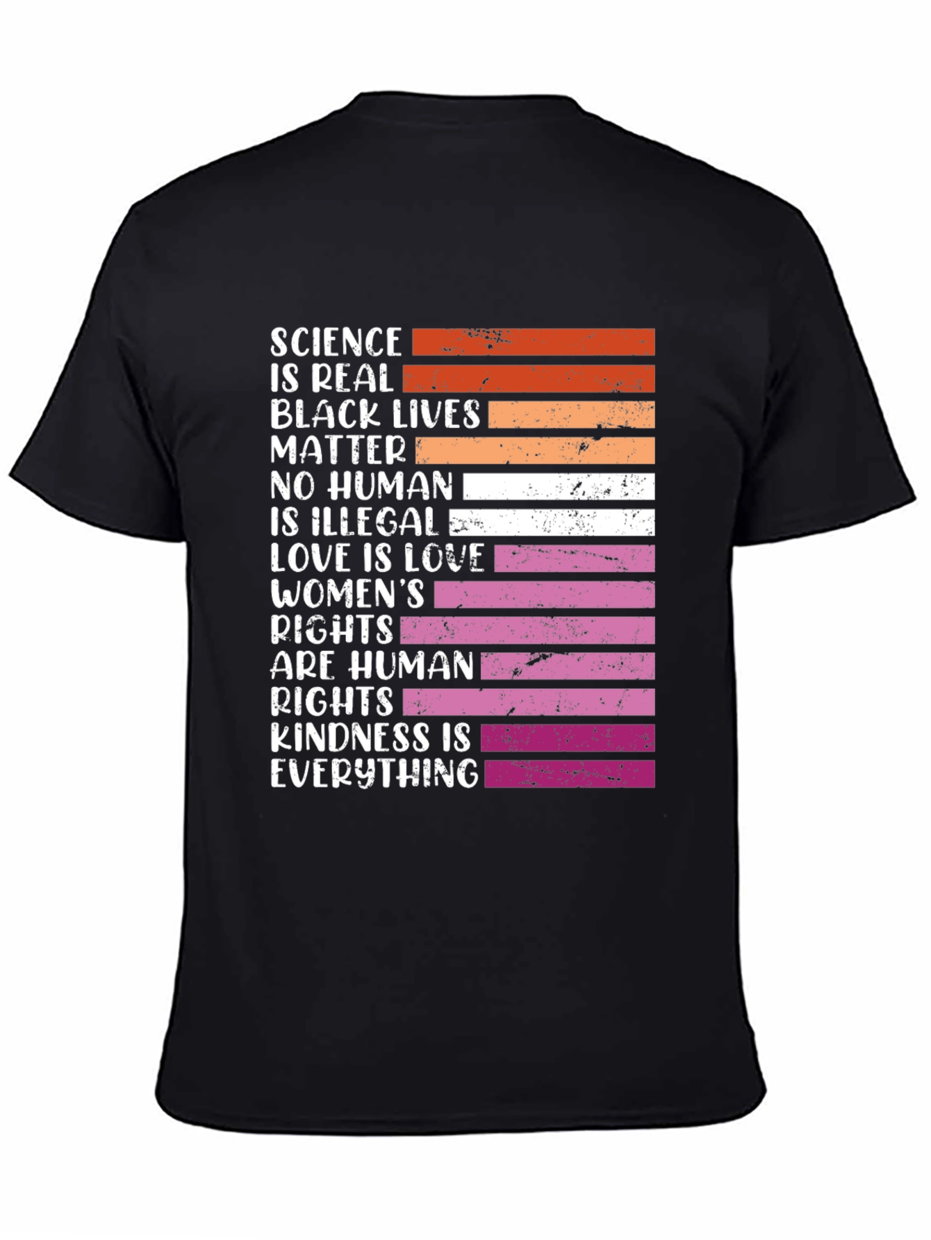 Science is Real Black Lives Matter Human Rights T-Shirt