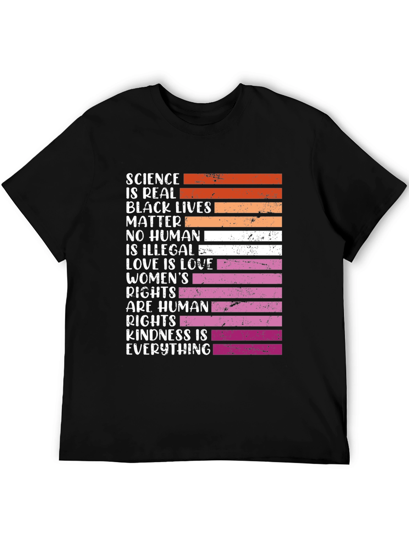 Science is Real Black Lives Matter Human Rights T-Shirt