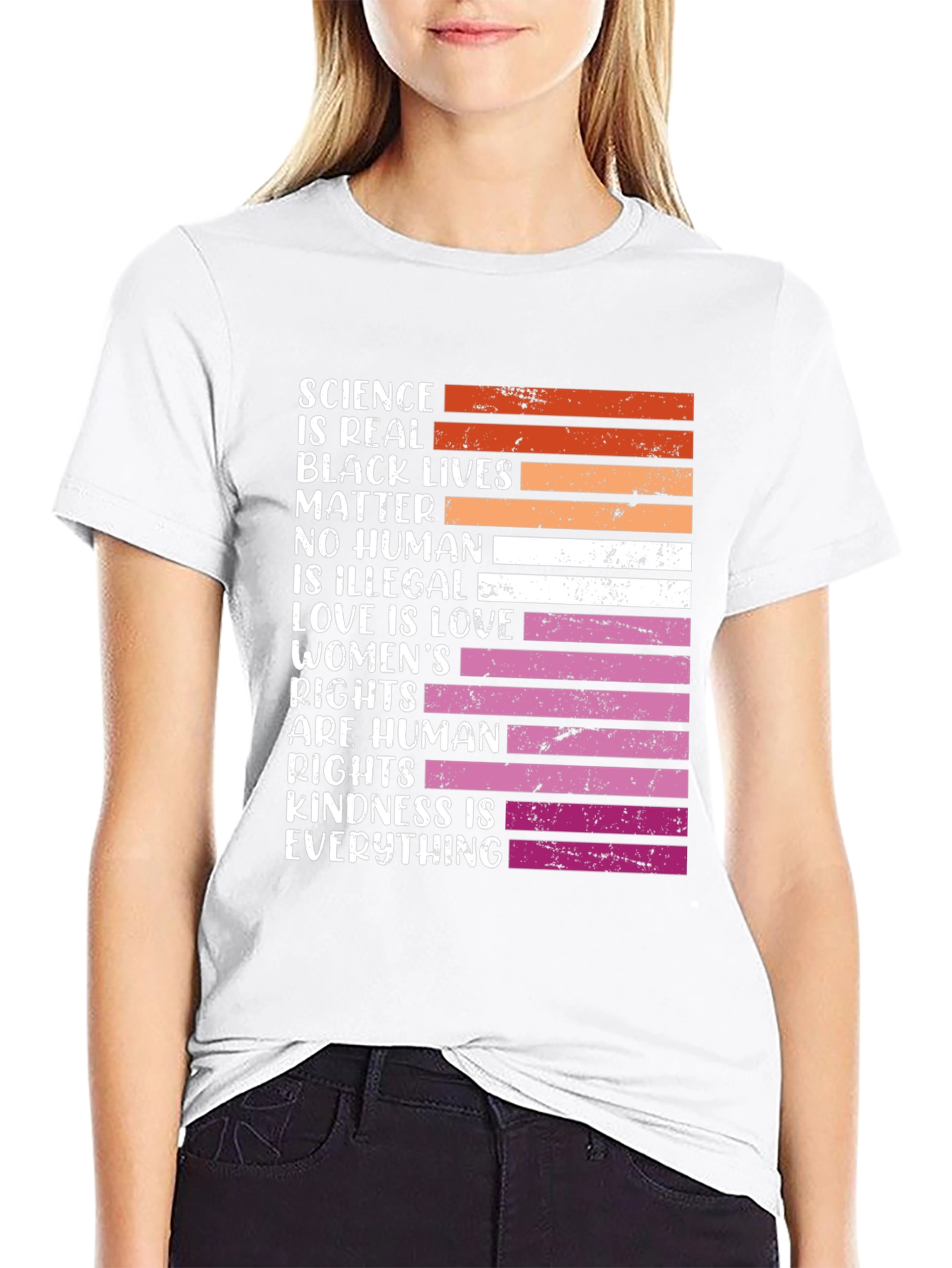 Science is Real Black Lives Matter Human Rights T-Shirt