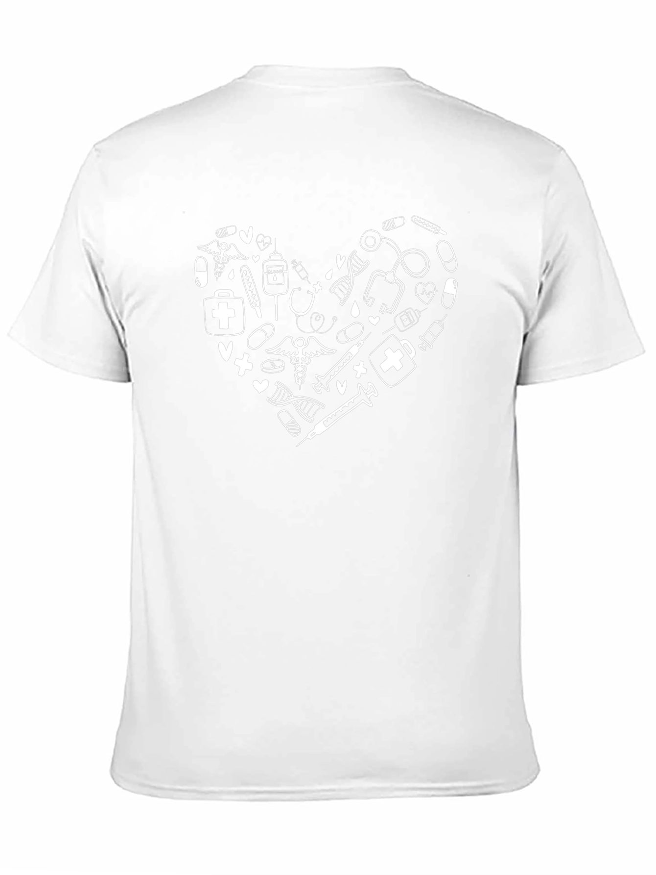 Medical Heart T-Shirt - Black