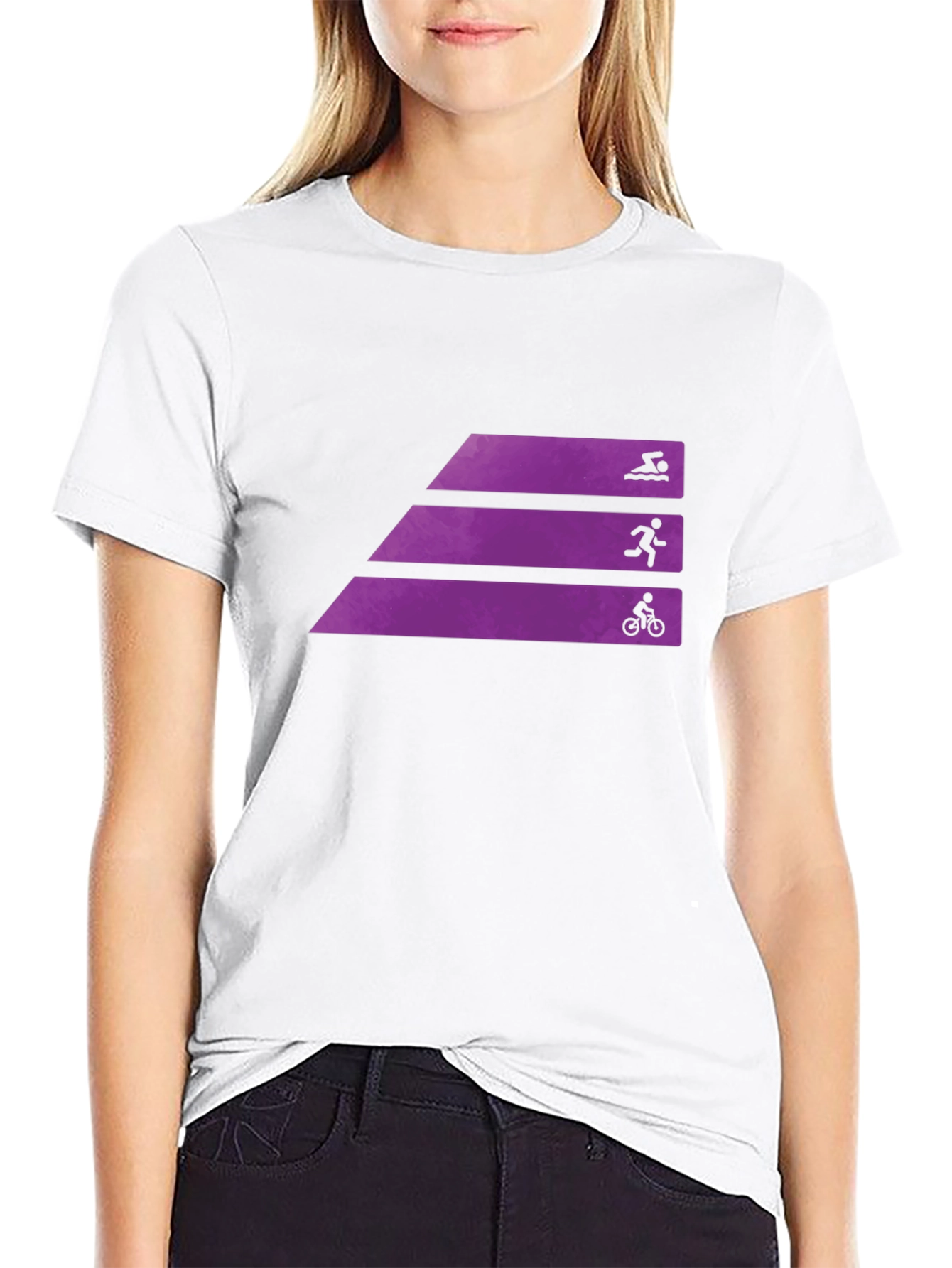 Triathlon Sport Graphic T-Shirt