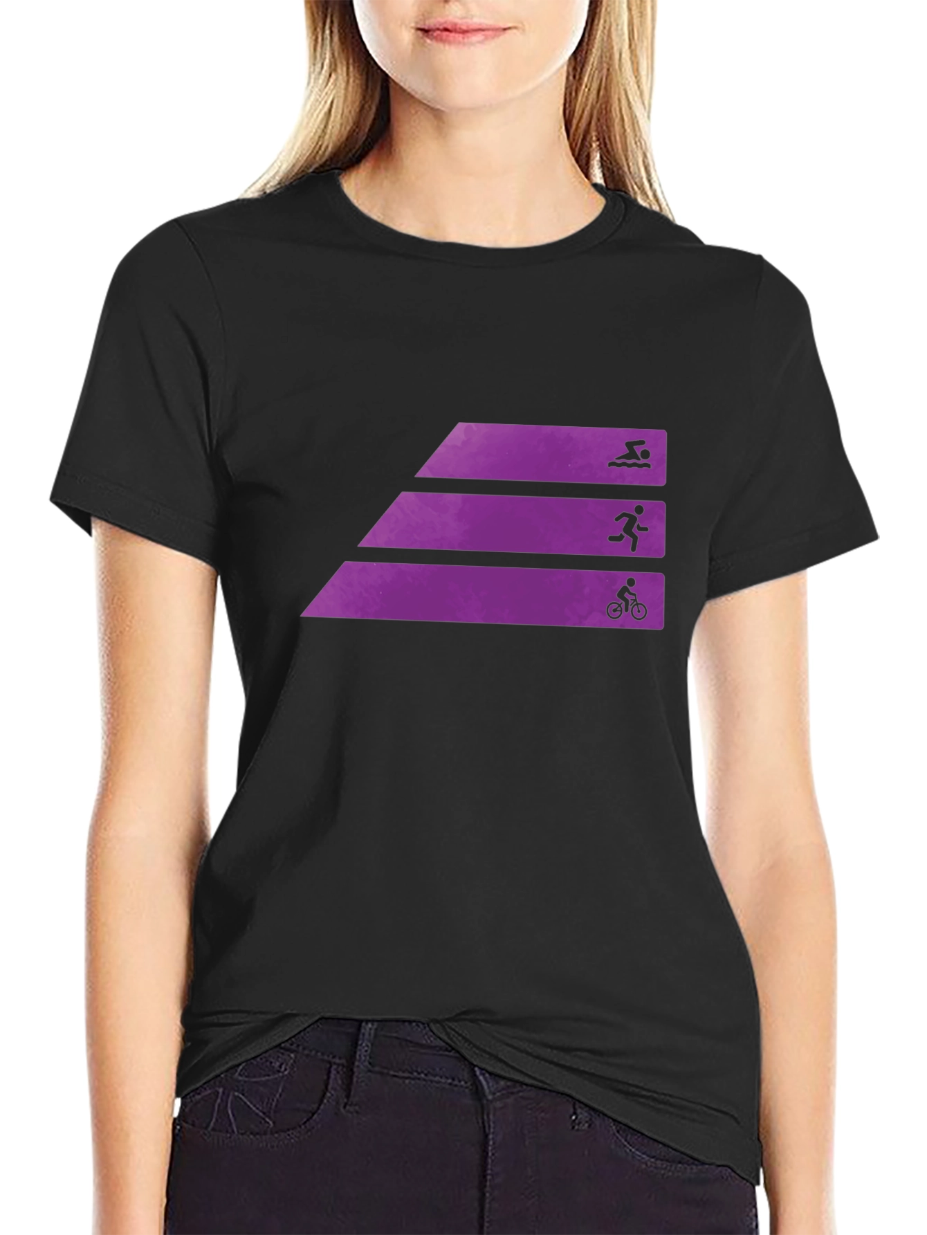 Triathlon Sport Graphic T-Shirt