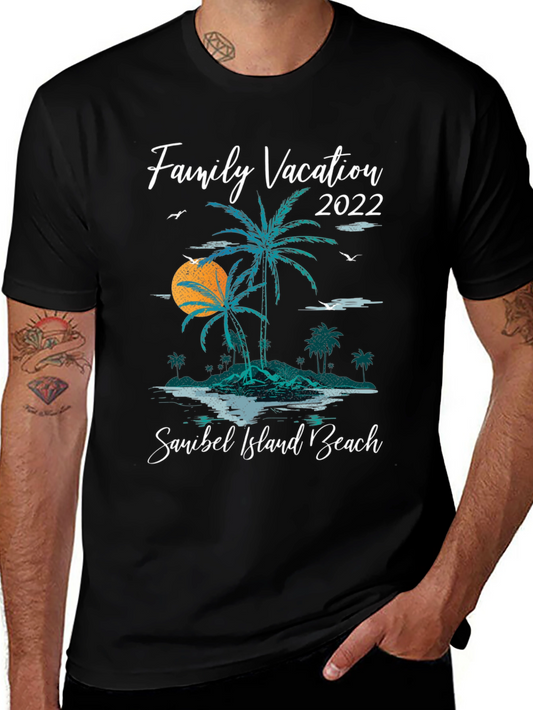 Sanibel Island Beach Family Vacation T-Shirt