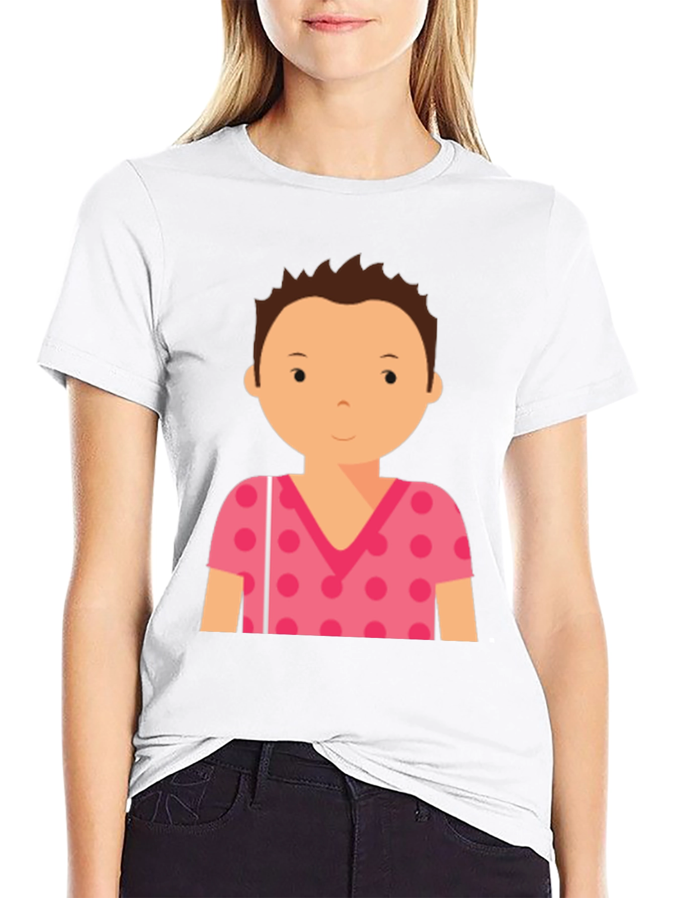 Cartoon Character Graphic Tee