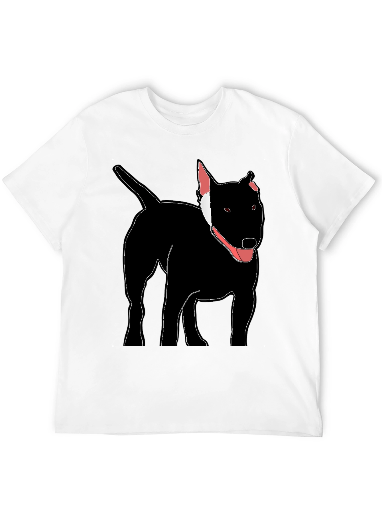 Bull Terrier Graphic Tee - Cool Dog Design