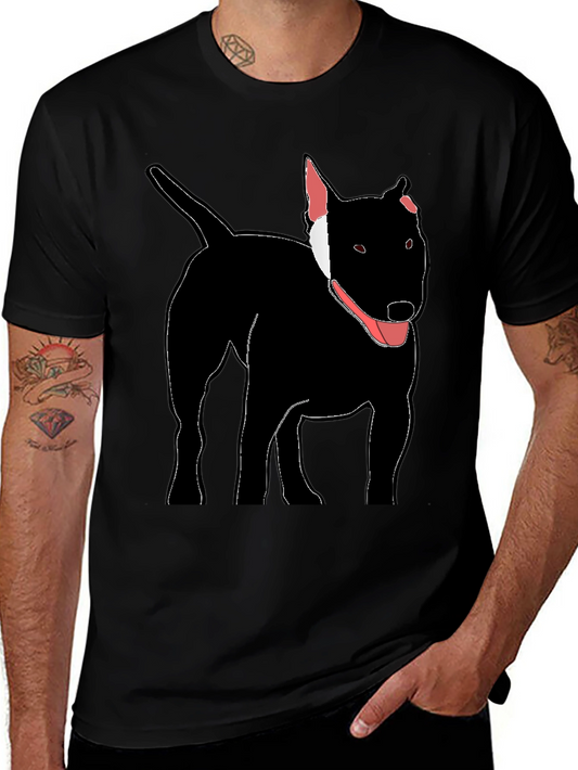Bull Terrier Graphic Tee - Cool Dog Design