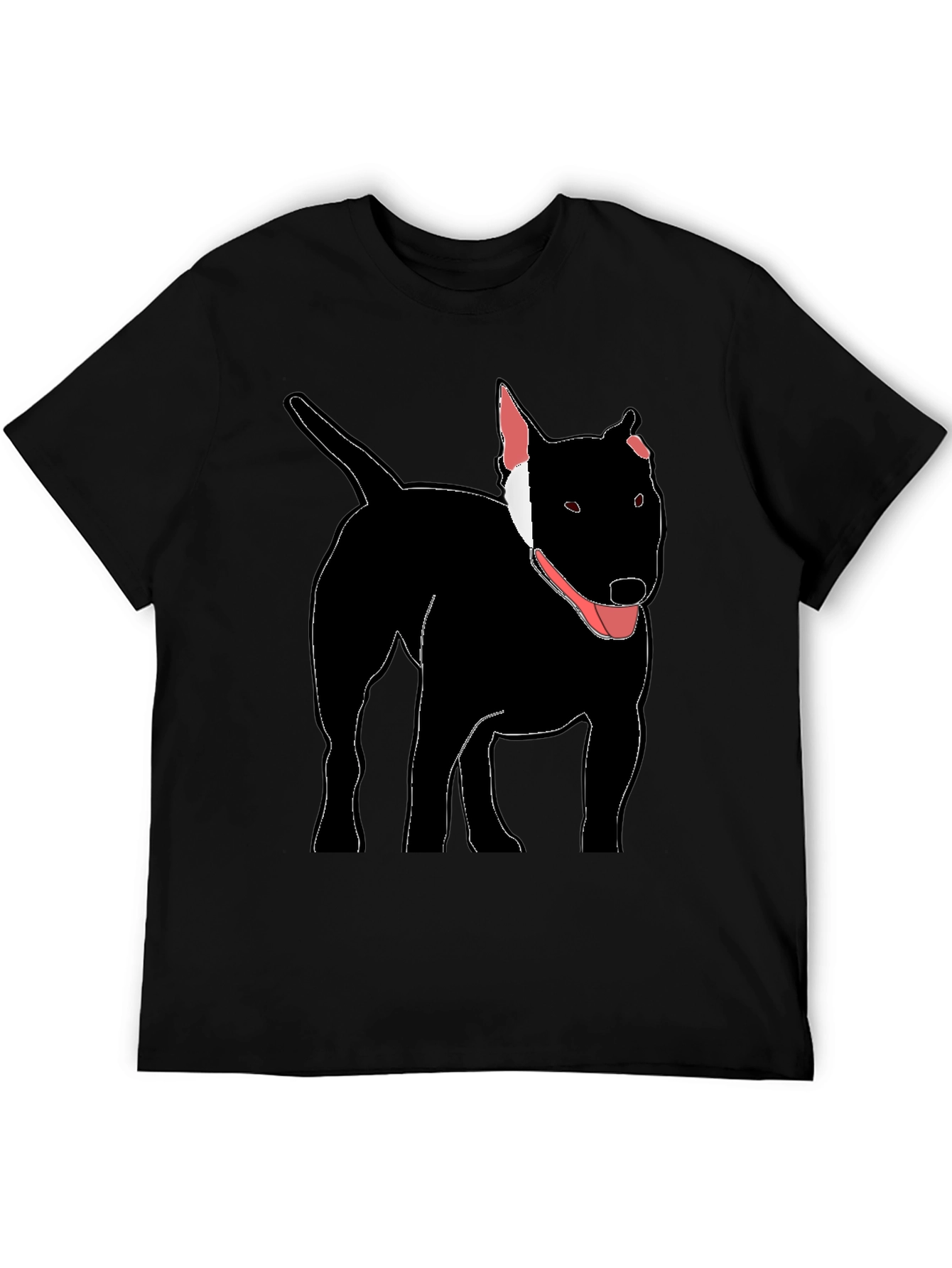 Bull Terrier Graphic Tee - Cool Dog Design