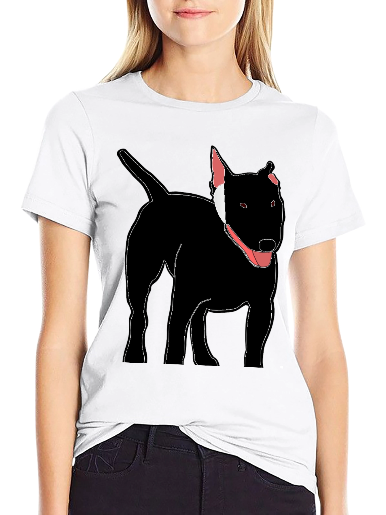 Bull Terrier Graphic Tee - Cool Dog Design