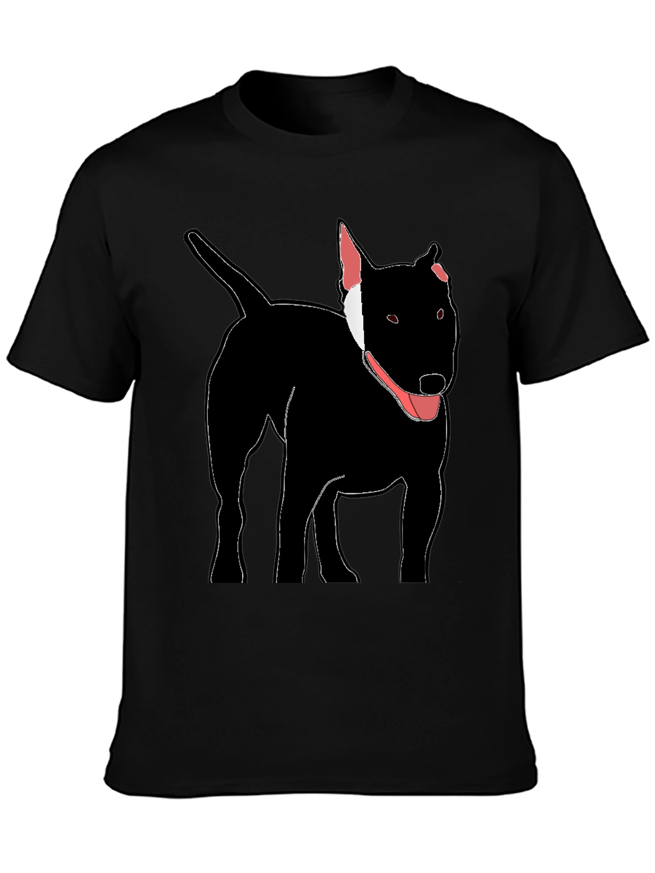 Bull Terrier Graphic Tee - Cool Dog Design