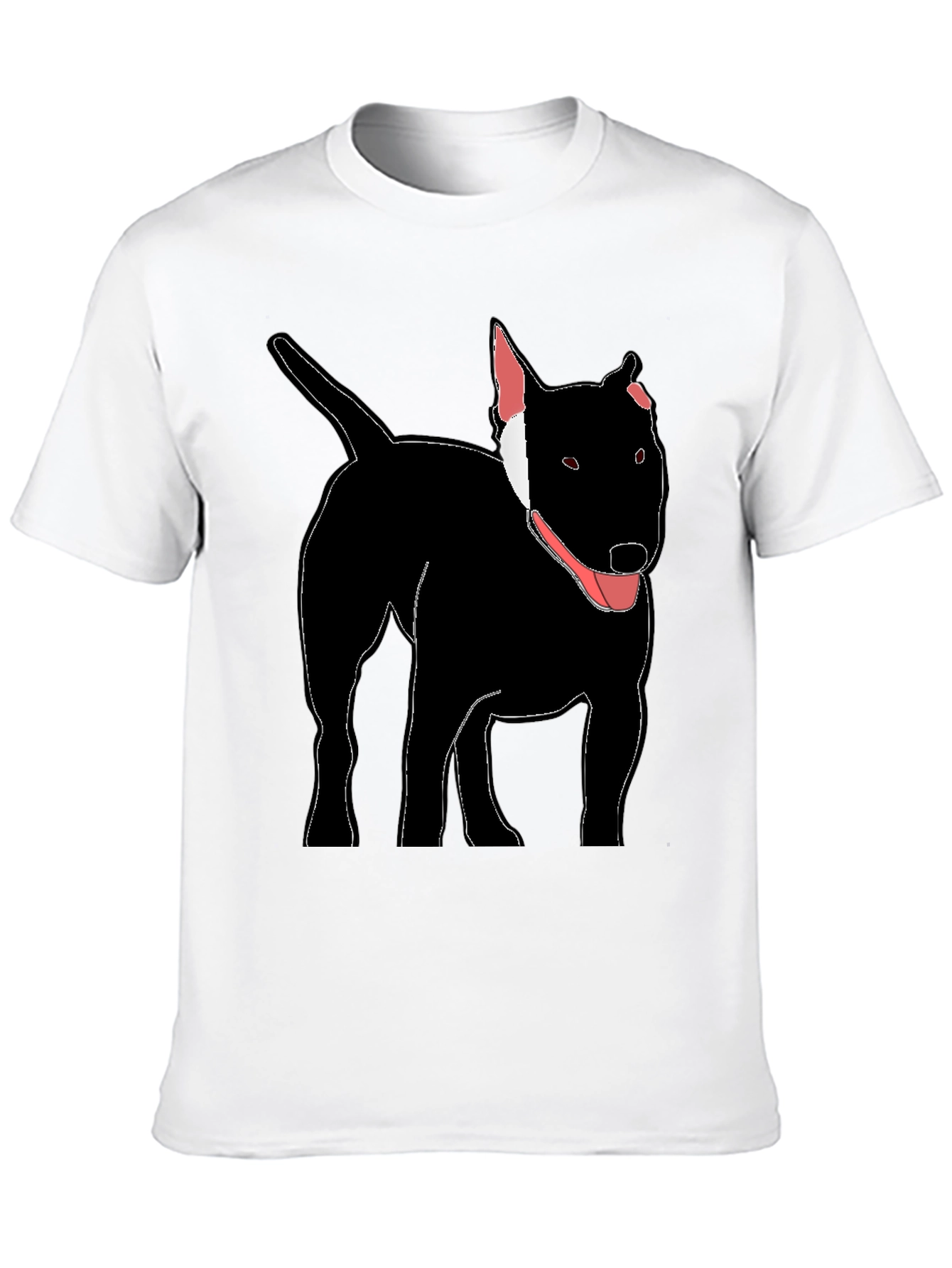 Bull Terrier Graphic Tee - Cool Dog Design