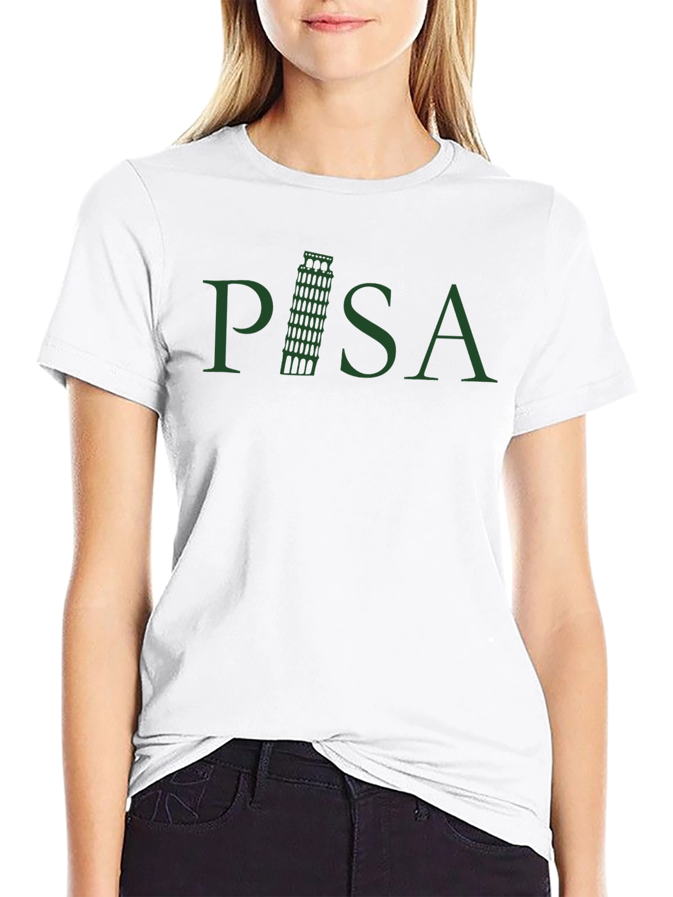 Pisa Tower Graphic Tee - Tourist Souvenir Shirt