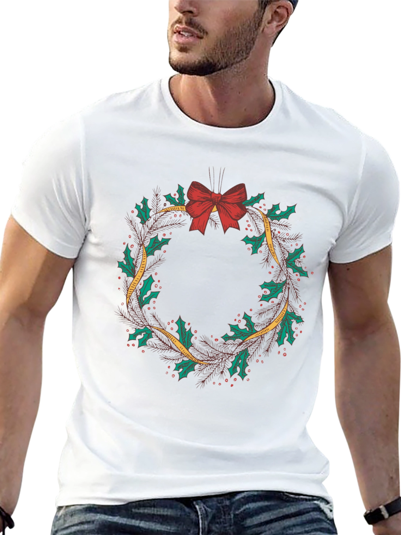 Holiday Wreath Graphic Tee