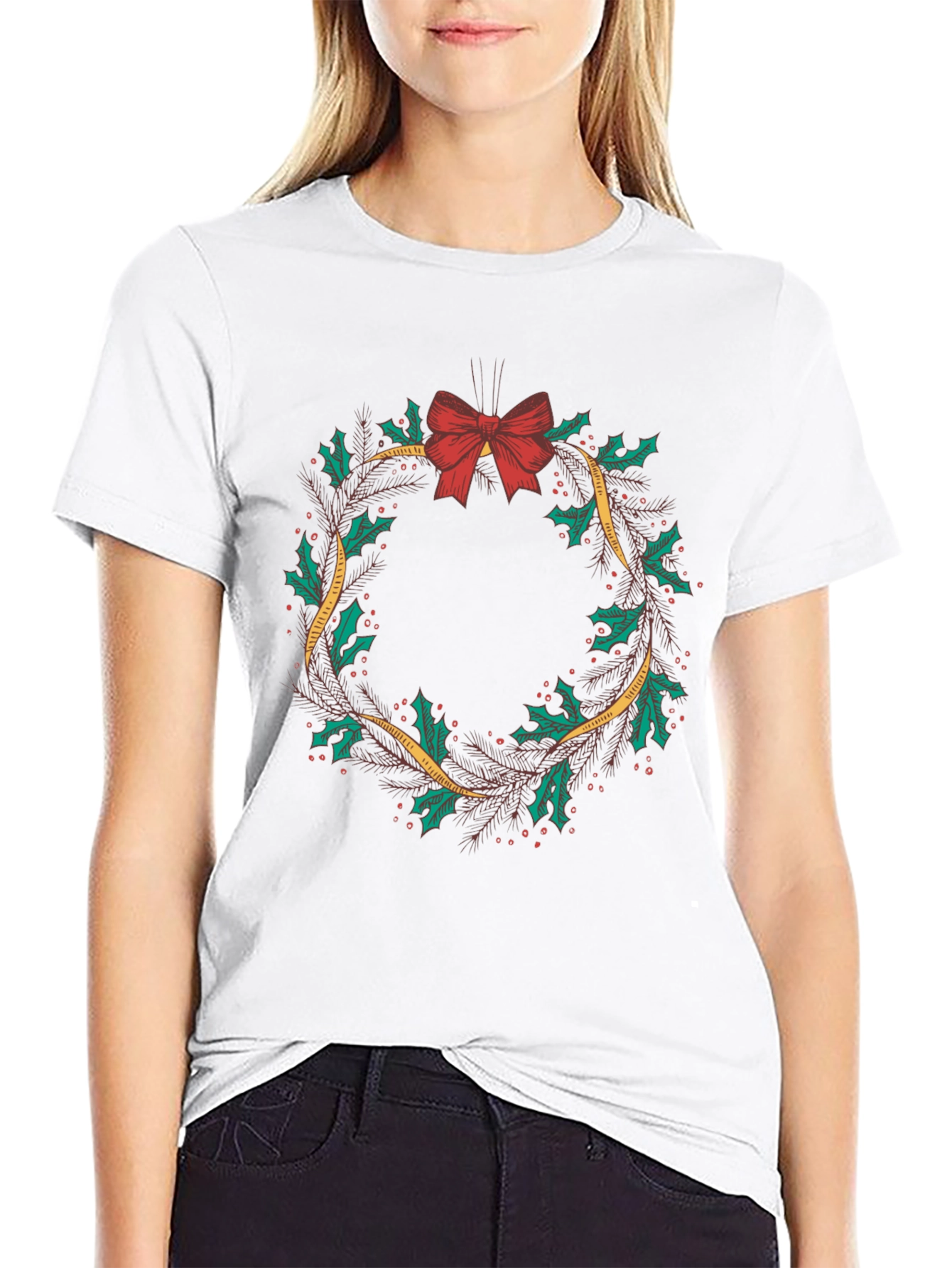 Holiday Wreath Graphic Tee