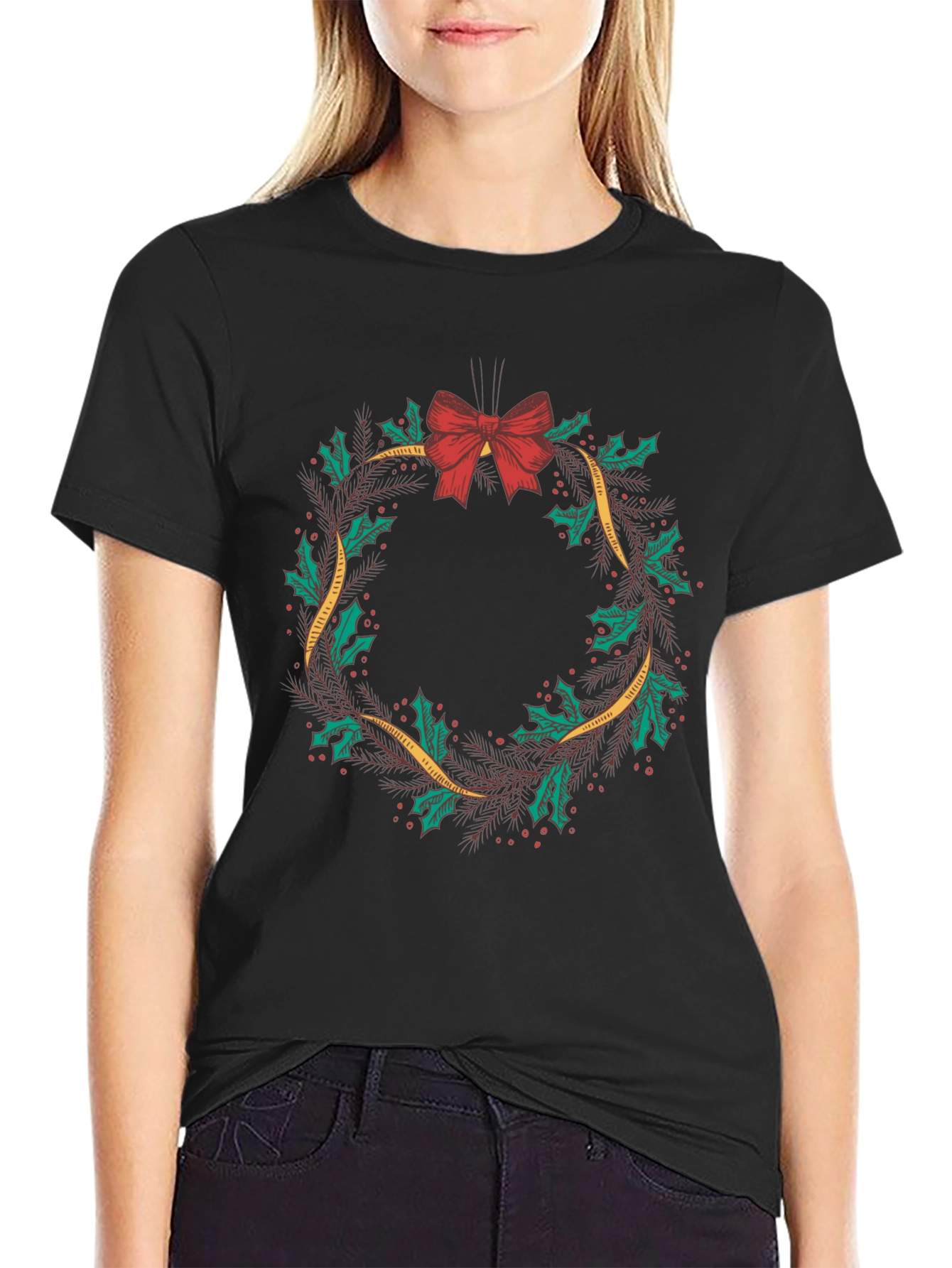 Holiday Wreath Graphic Tee