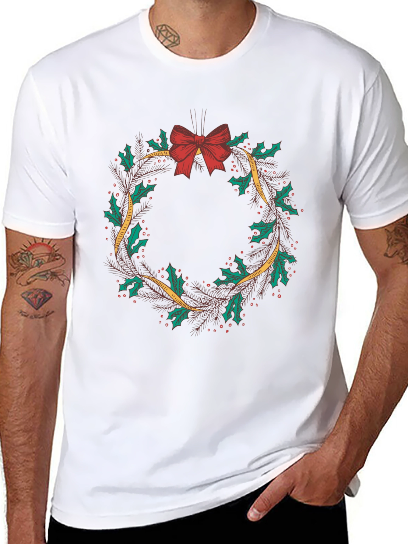 Holiday Wreath Graphic Tee