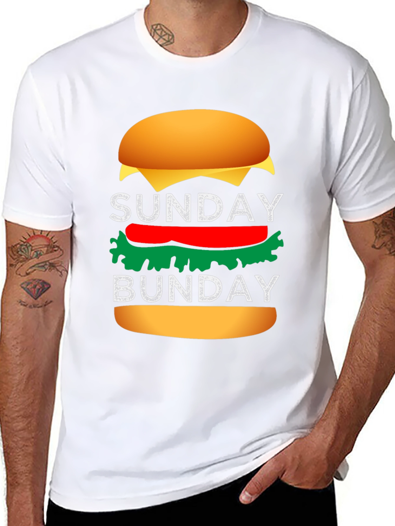 Sunday Funday Burger Graphic Tee