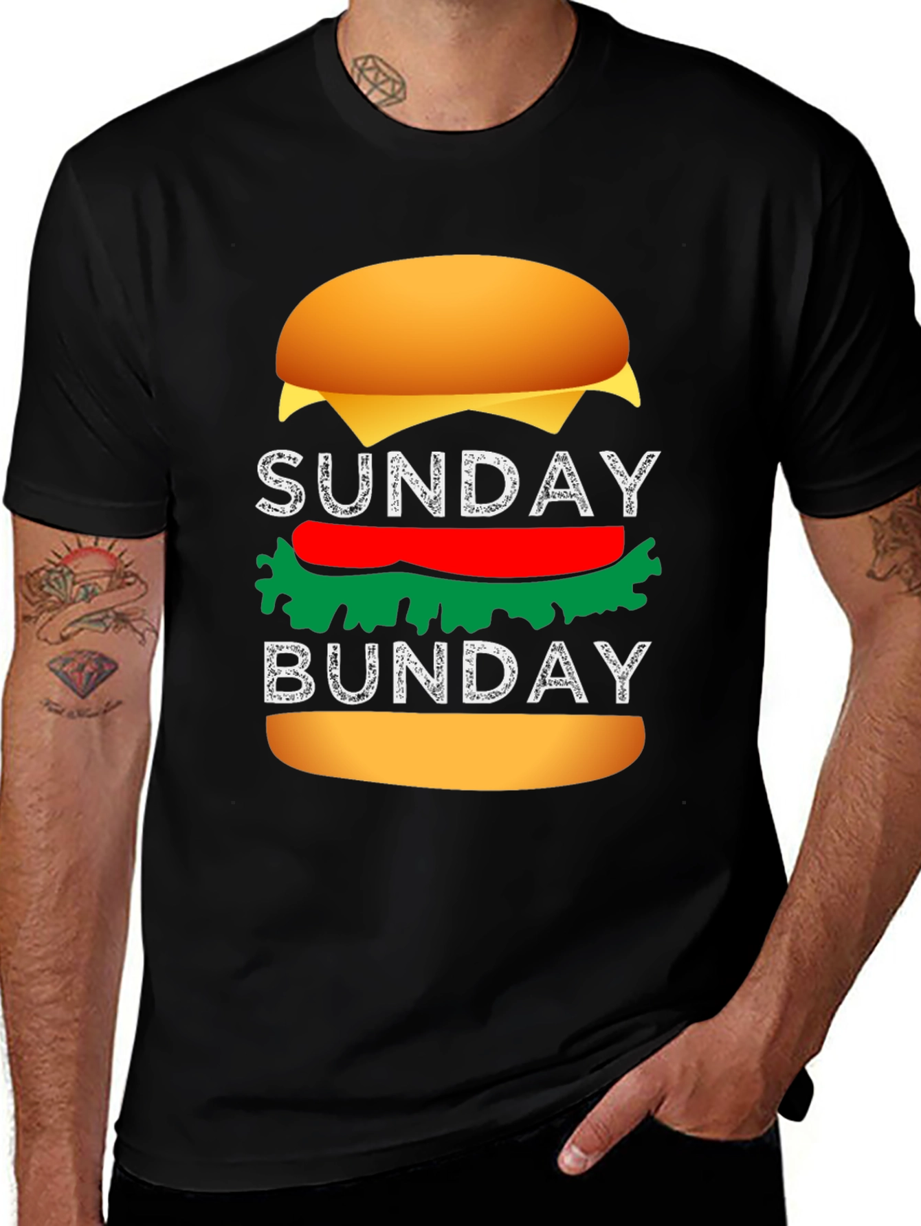 Sunday Funday Burger Graphic Tee