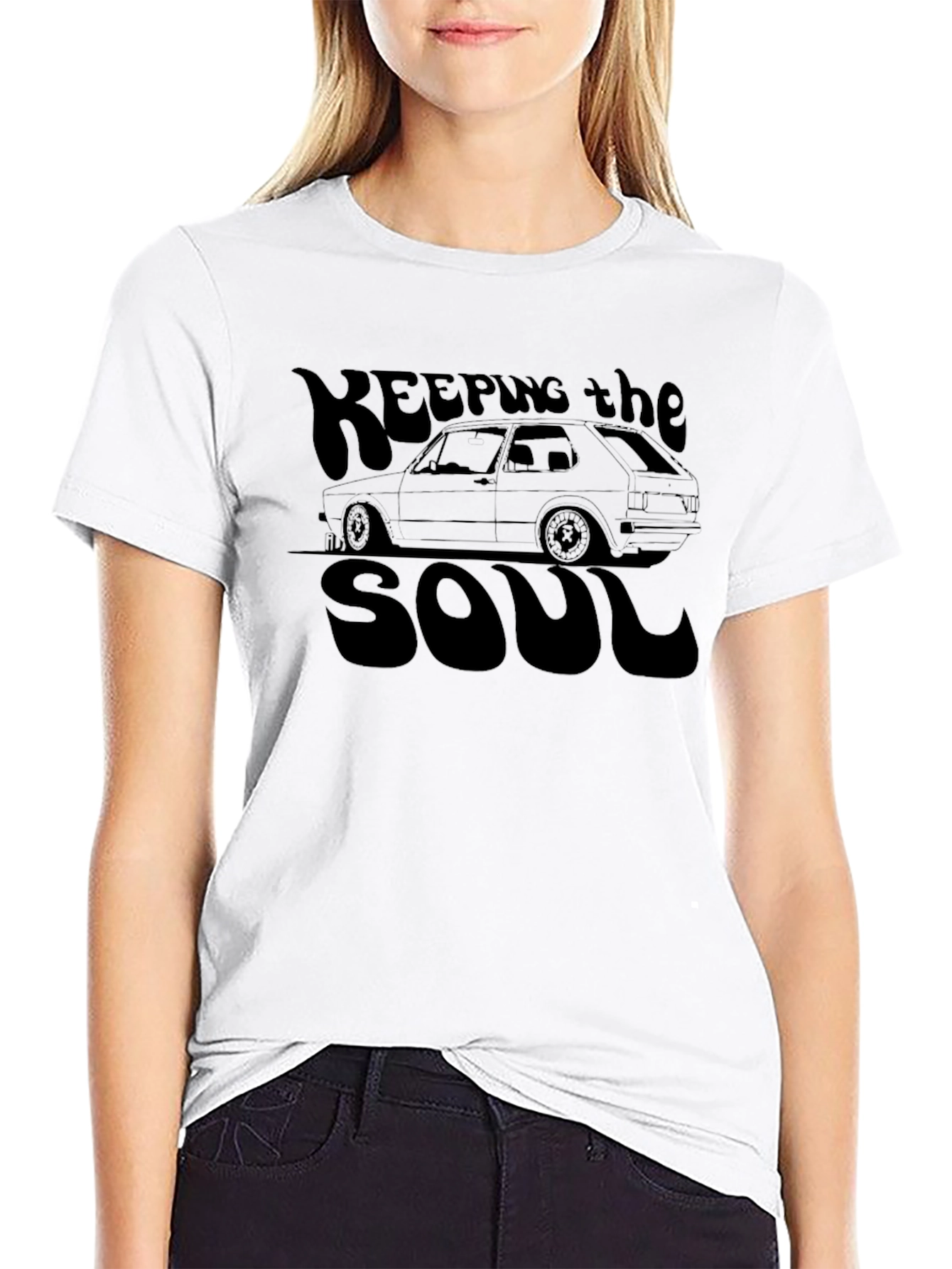 Keeping the Soul Car T-Shirt - Black