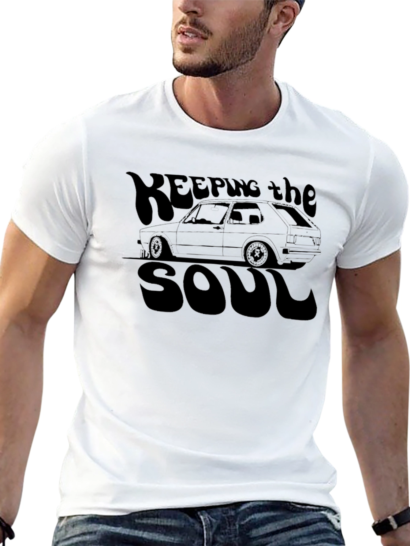 Keeping the Soul Car T-Shirt - Black