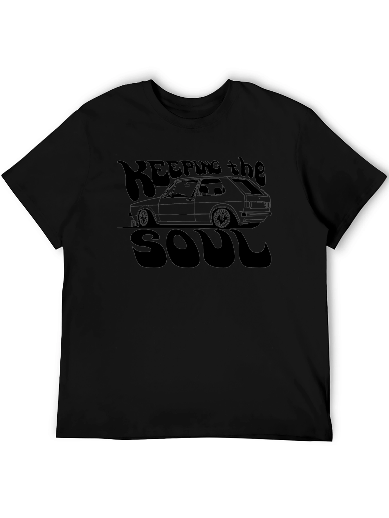 Keeping the Soul Car T-Shirt - Black