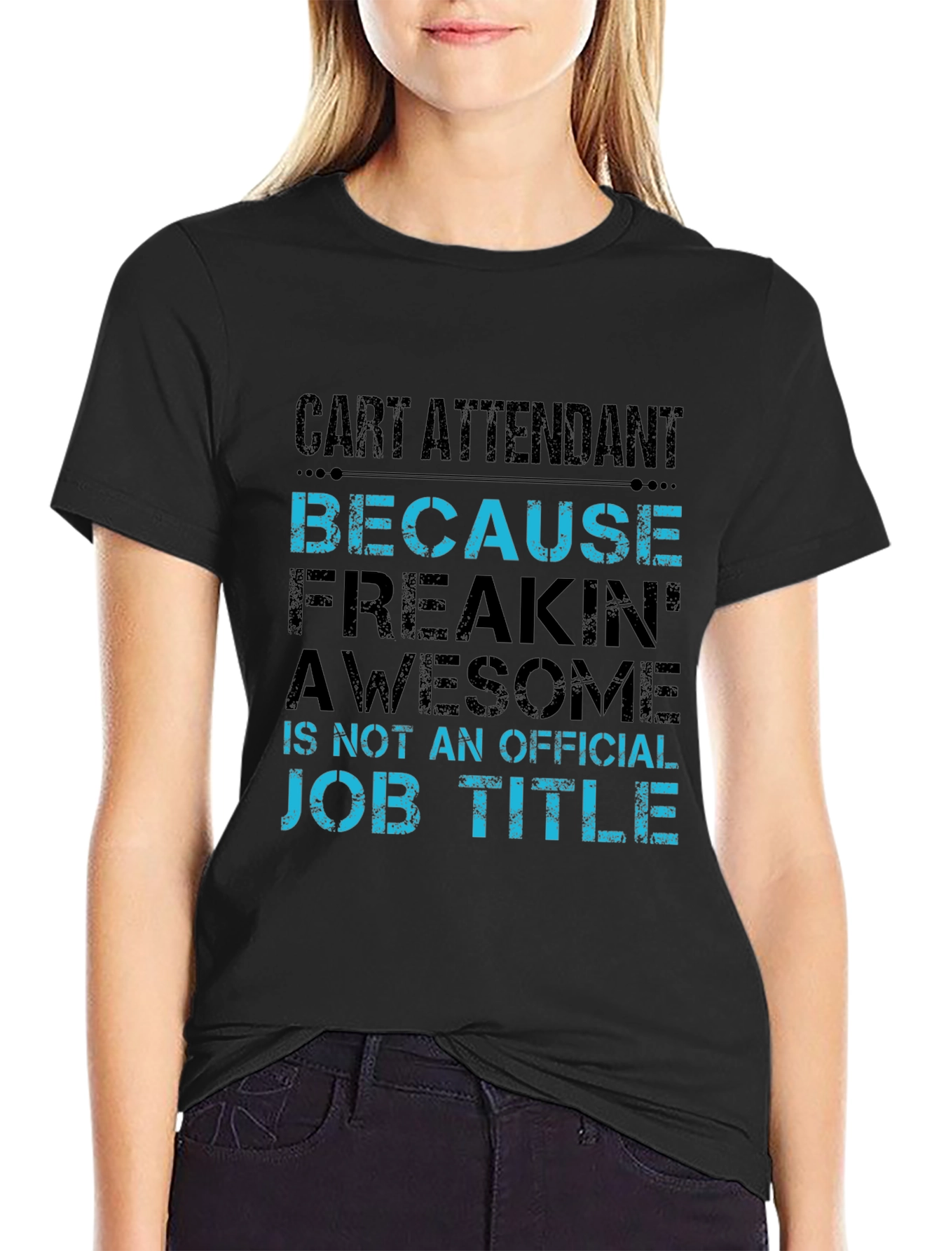 Cart Attendant Funny Job Title T-Shirt