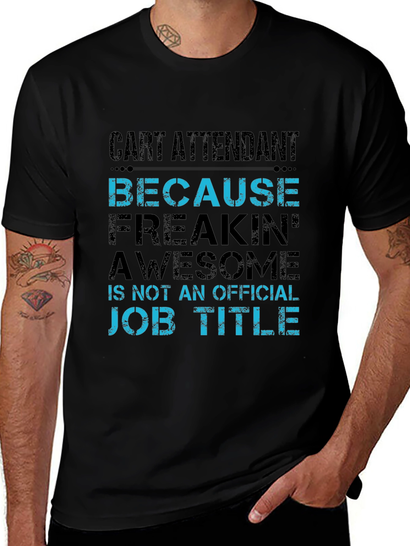 Cart Attendant Funny Job Title T-Shirt