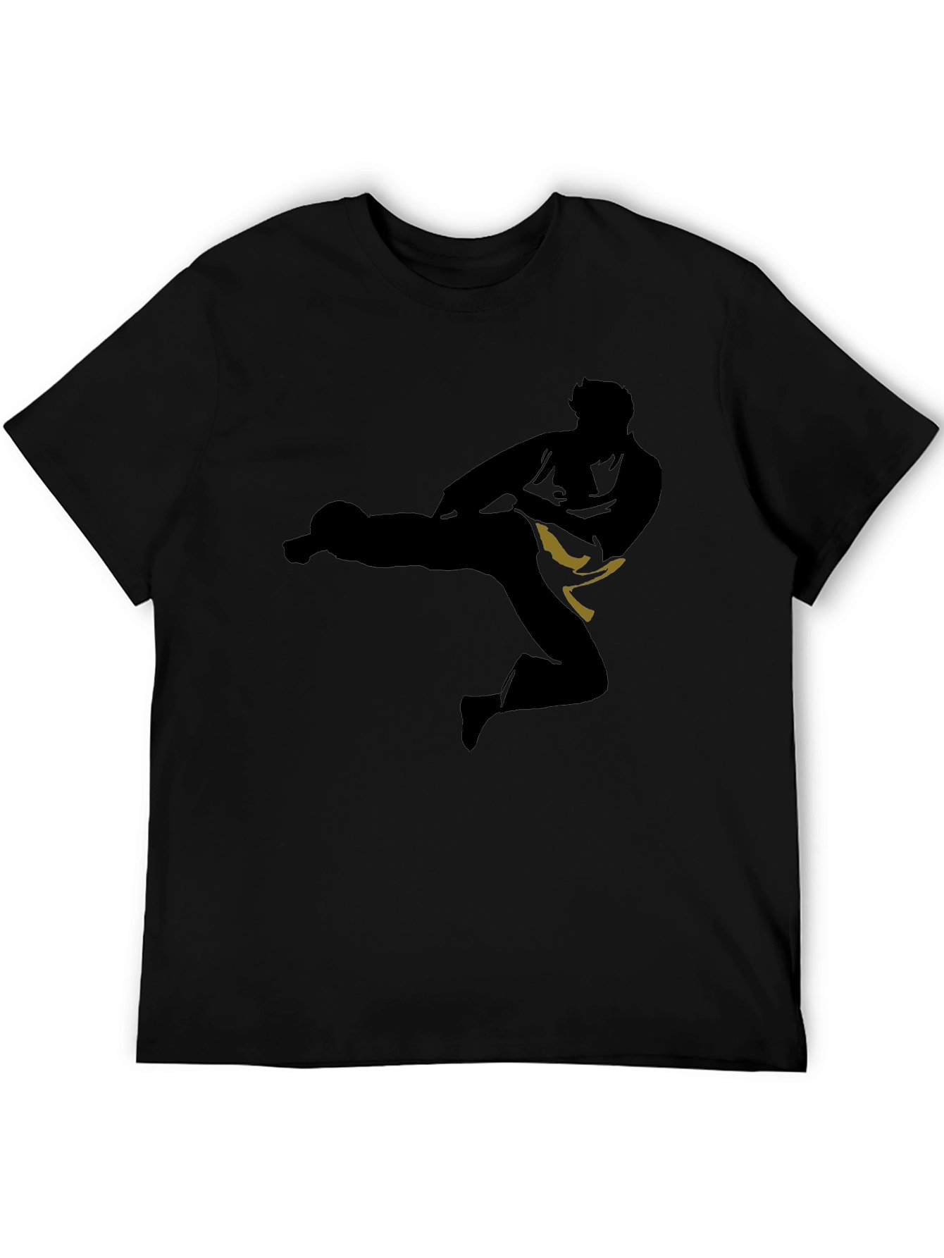 Karate Silhouette Black T-Shirt