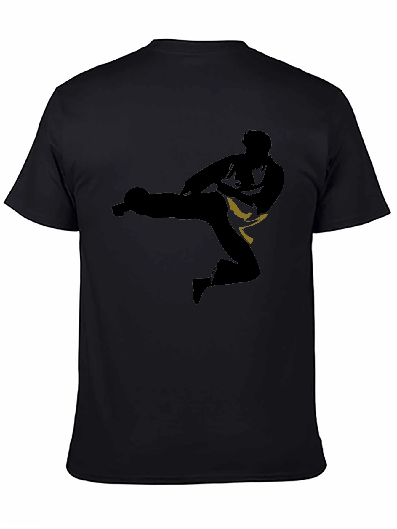 Karate Silhouette Black T-Shirt