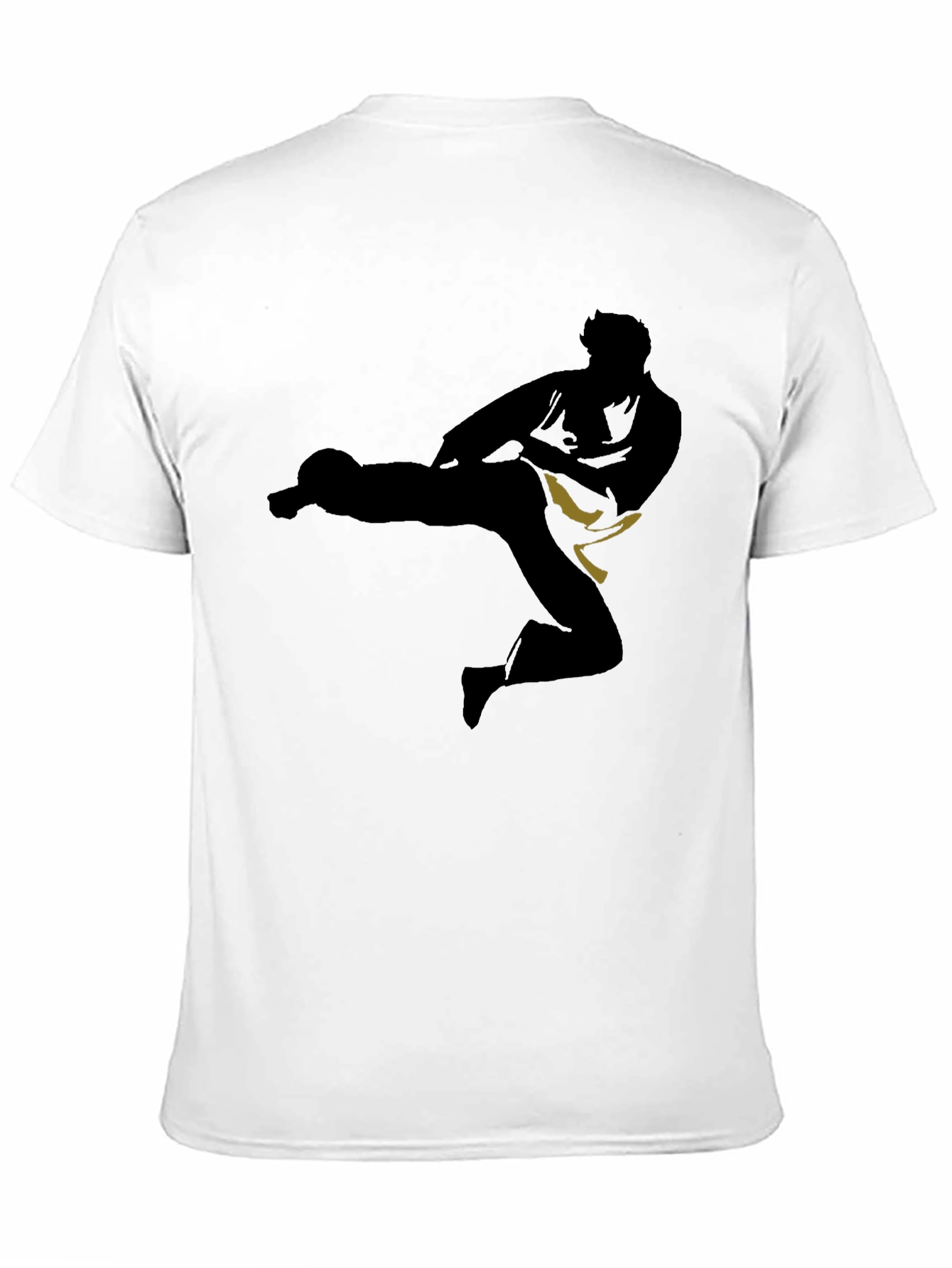 Karate Silhouette Black T-Shirt