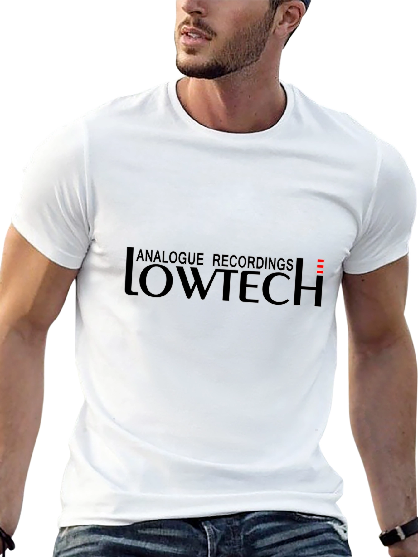 Analogue Recordings Lowtech Black T-Shirt