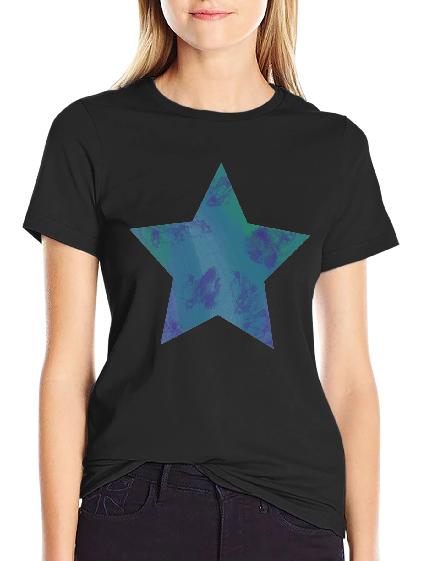 Star Graphic Black T-Shirt