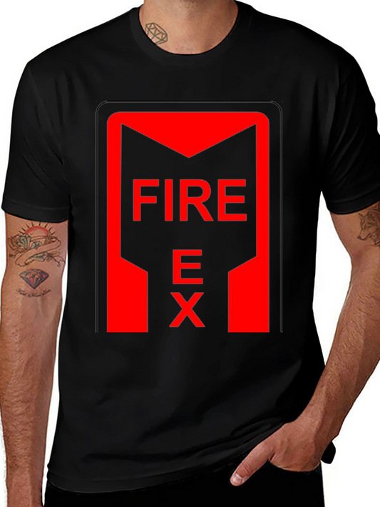FIRE EX T-Shirt - Bold Graphic Tee
