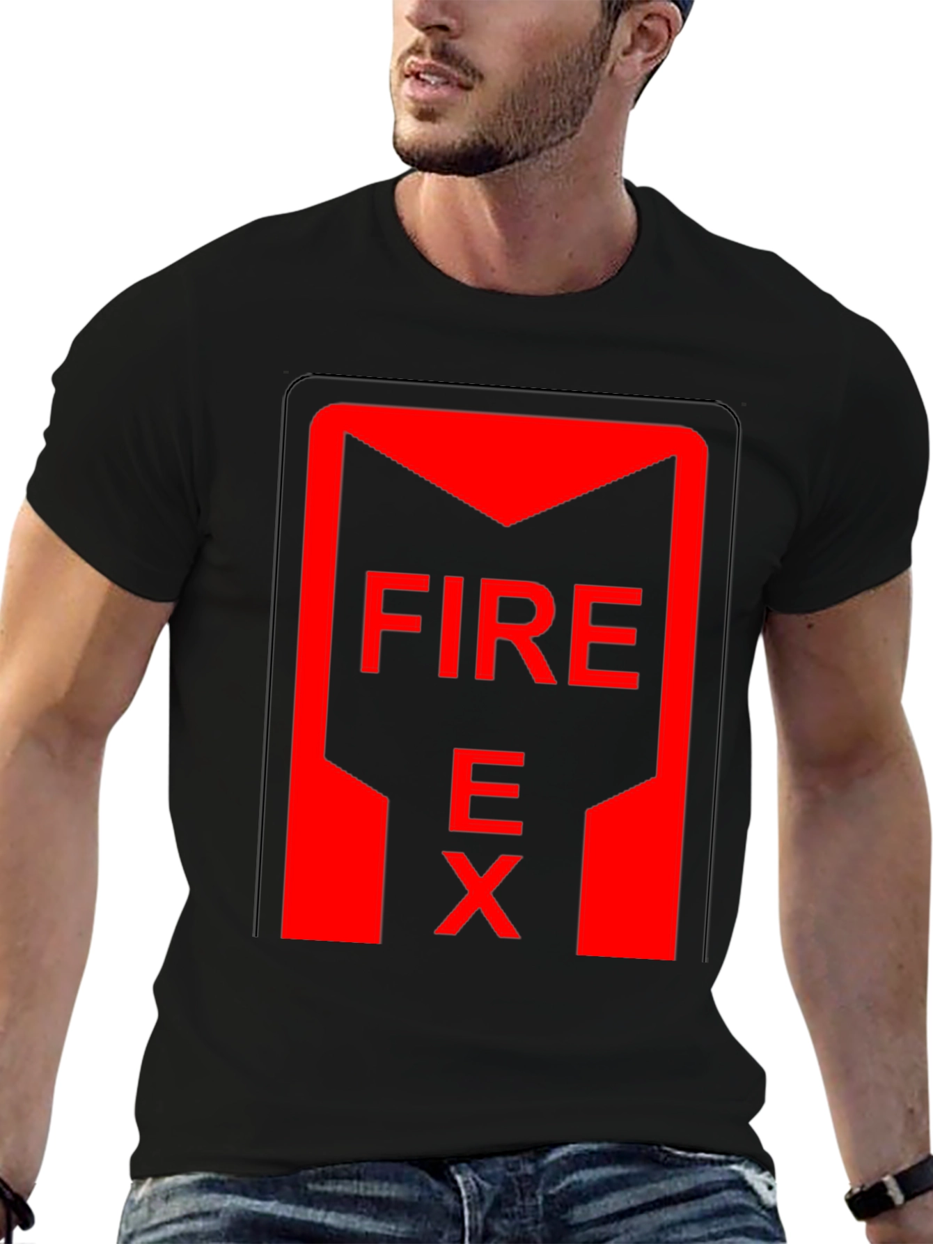 FIRE EX T-Shirt - Bold Graphic Tee