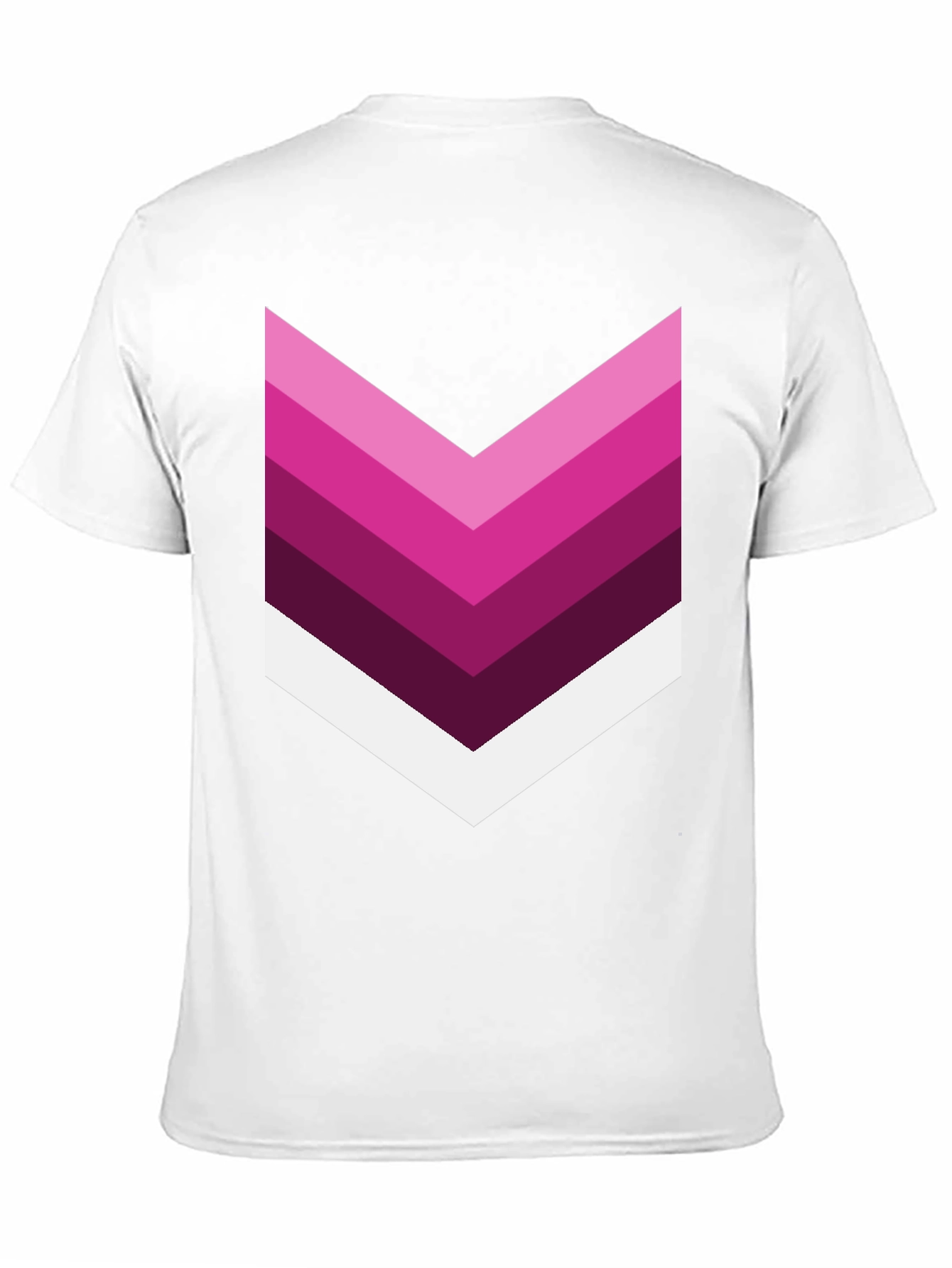 Chevron Stripe Graphic Tee - Modern Style
