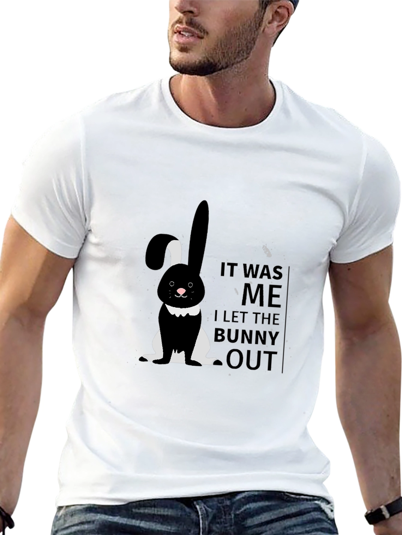 It Was Me I Let The Bunny Out T-Shirt