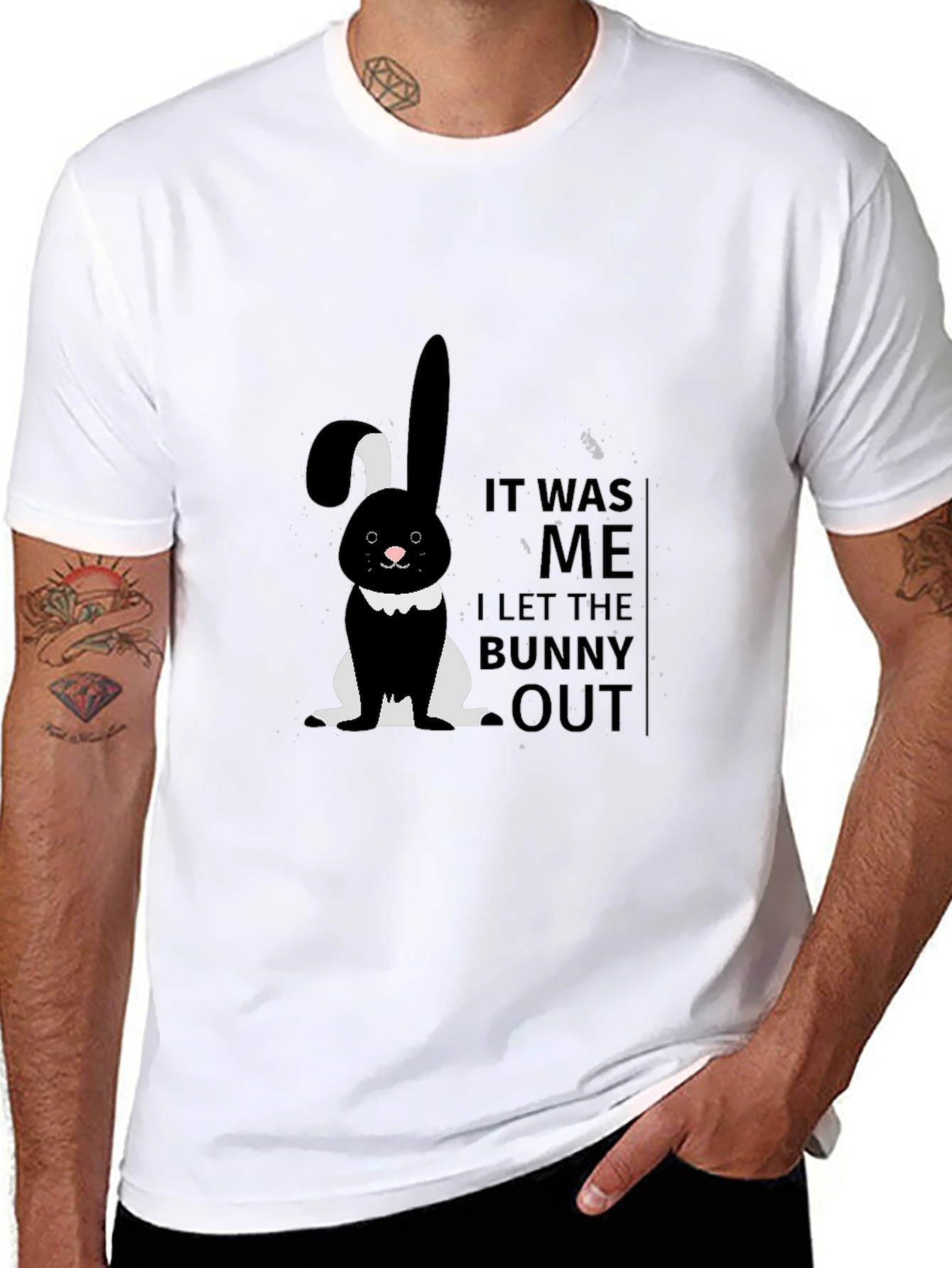 It Was Me I Let The Bunny Out T-Shirt