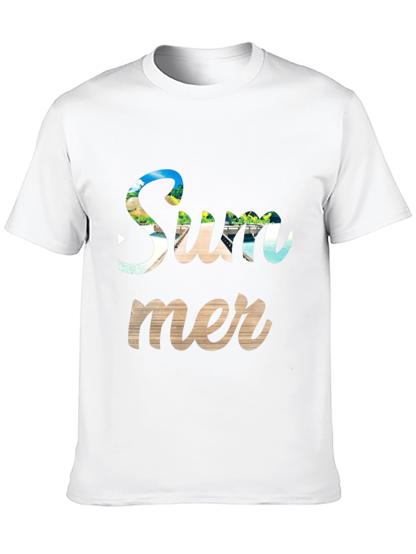 Summer T-Shirt - Beachy Vibes Graphic Tee