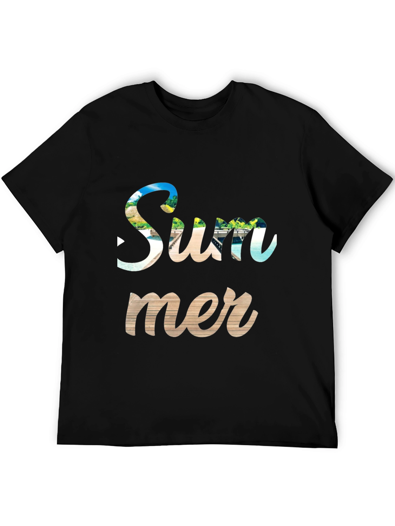 Summer T-Shirt - Beachy Vibes Graphic Tee
