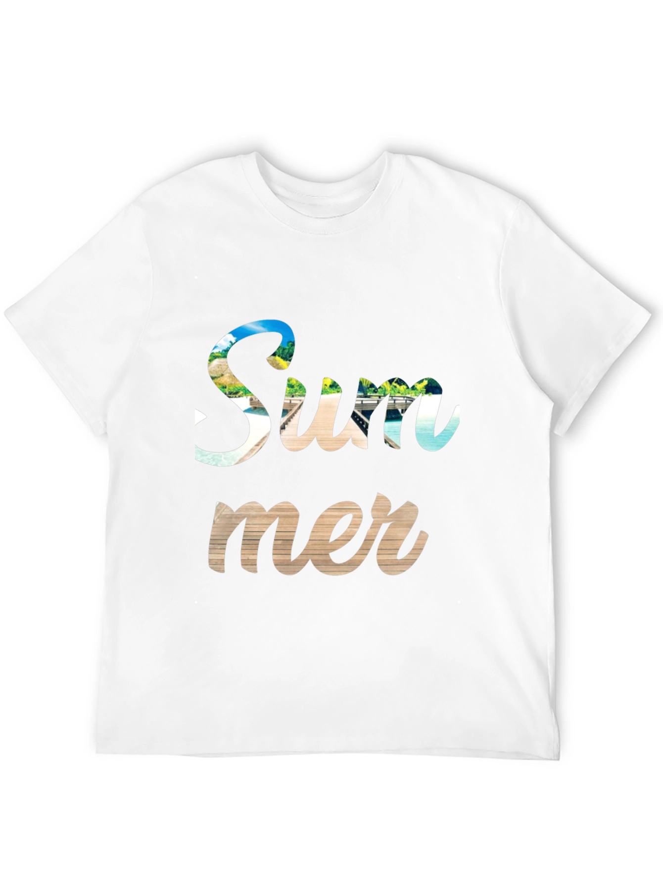 Summer T-Shirt - Beachy Vibes Graphic Tee