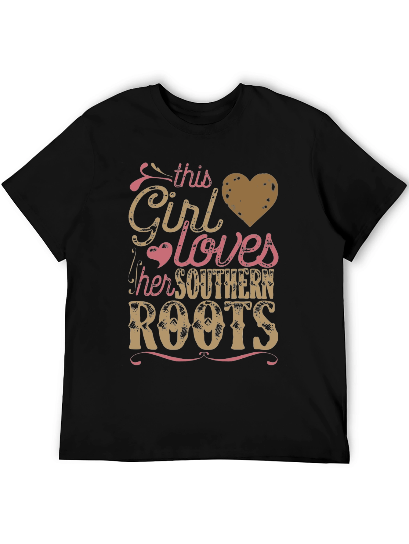 Southern Roots Girls Heart Graphic T-Shirt