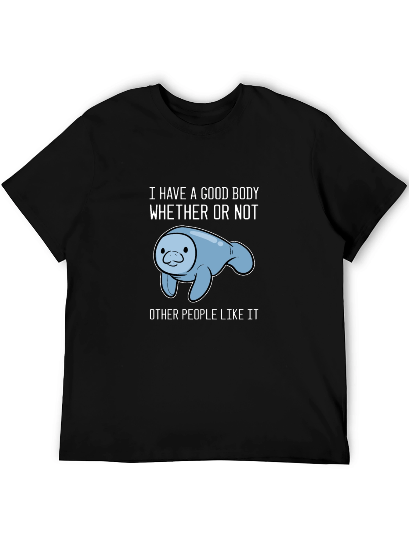 Manatee Good Body Graphic T-Shirt