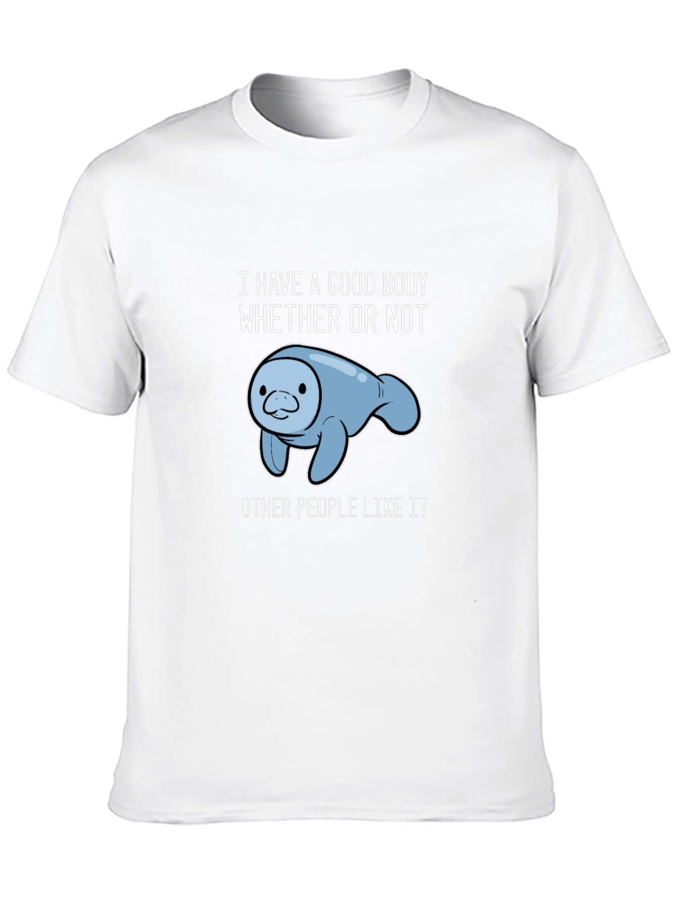 Manatee Good Body Graphic T-Shirt