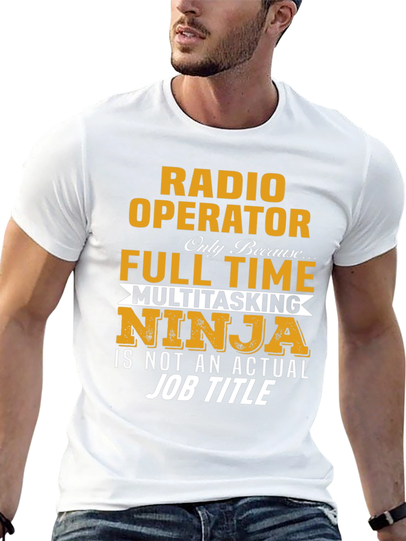 Radio Operator Full Time Multitasking Ninja T-Shirt
