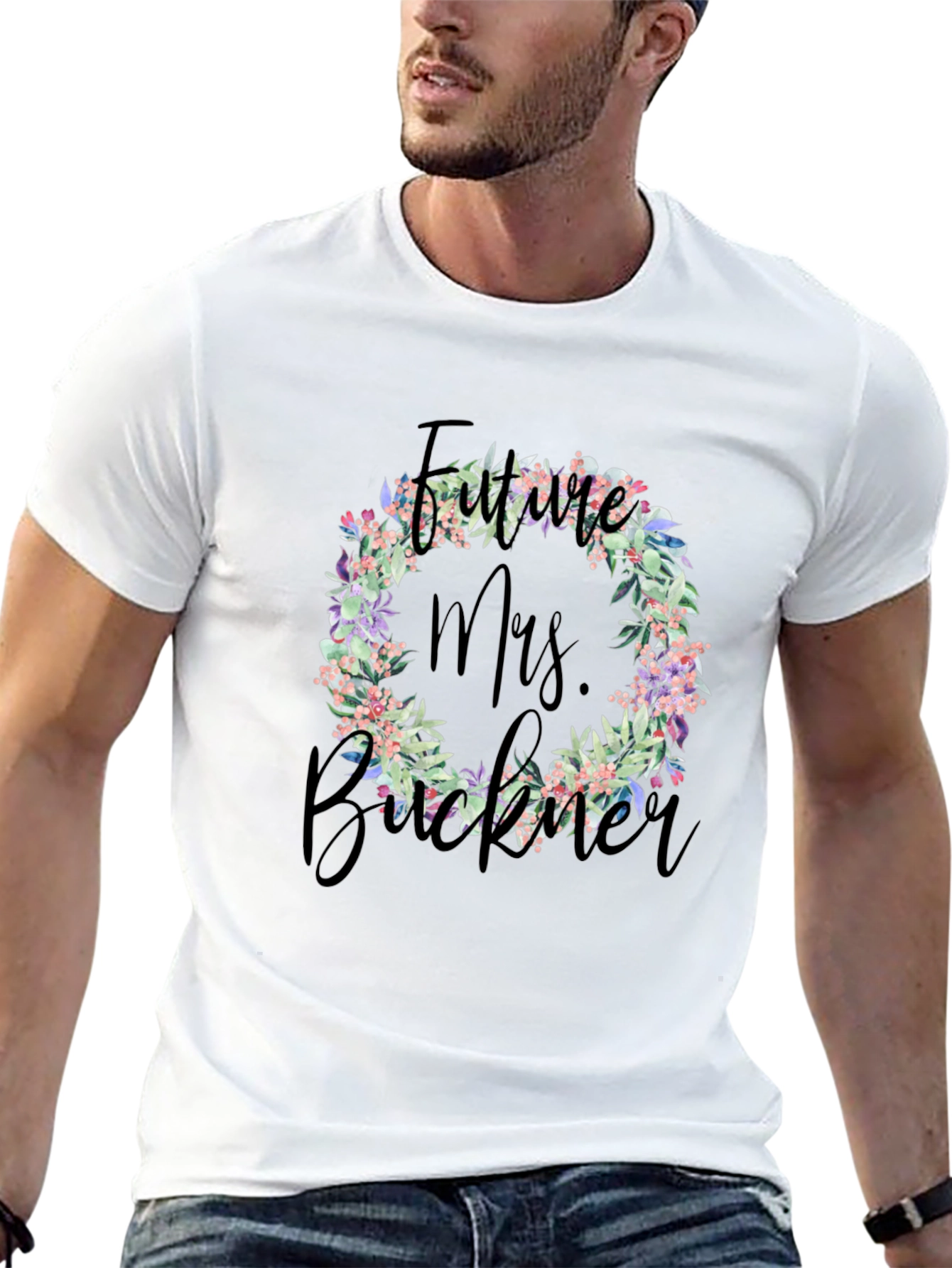 Future Mrs. Buckner Floral T-Shirt