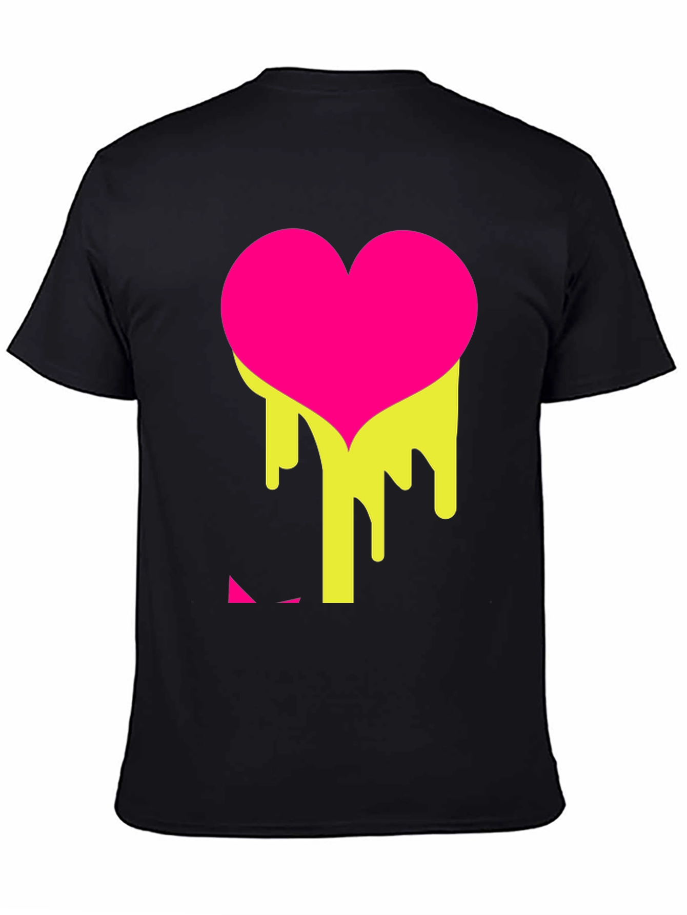 Melting Heart Tee - Graphic Black T-Shirt