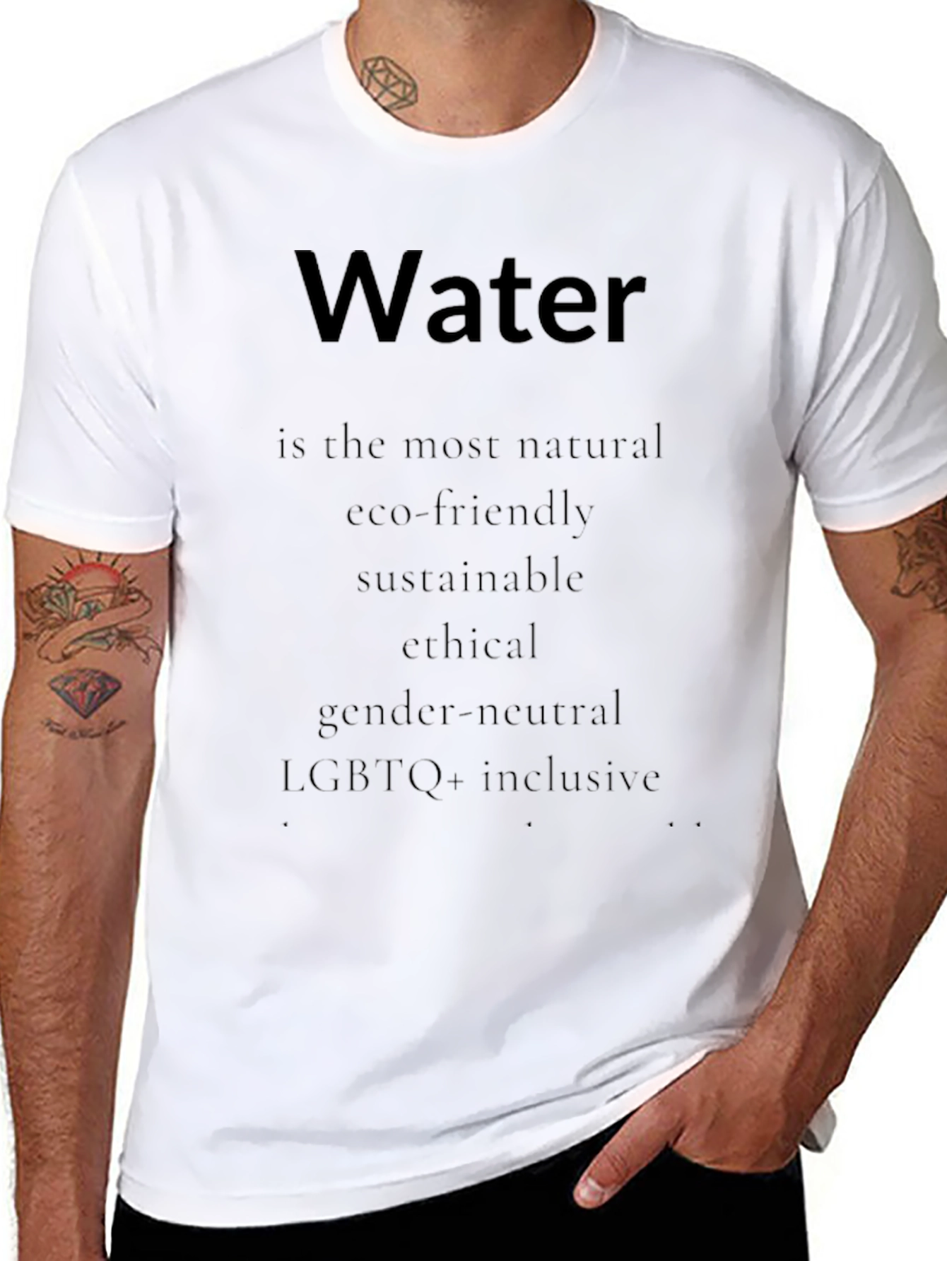 Water is Life Eco-Friendly T-Shirt